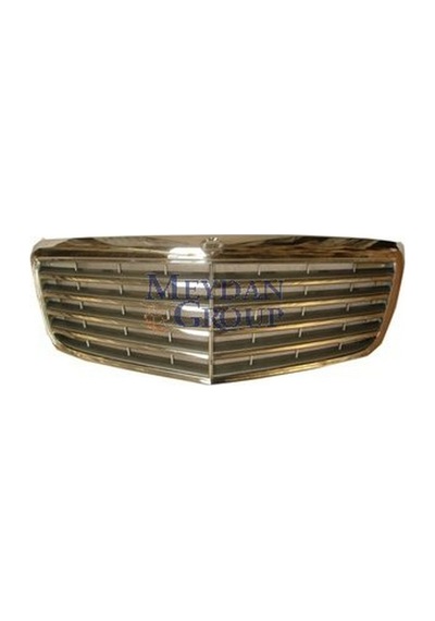 2003-2006 Mercedes E Class W211- Ön Panjur-nikelajlı-gümüş Gri 9çıtalı Tw Adet Oem No:2.1188e13