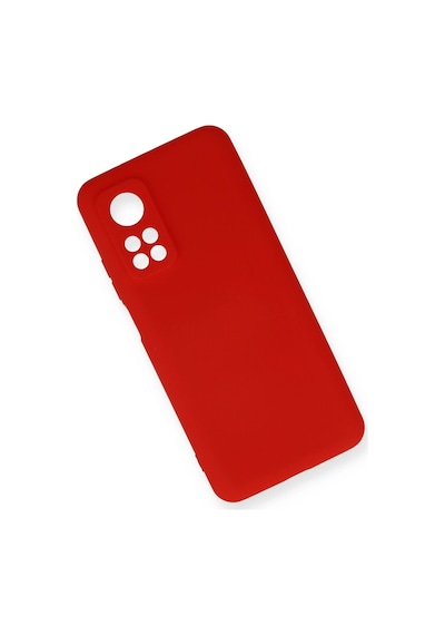 Ilkeshop Newface Xiaomi Mi 10t Kılıf Nano İçi Kadife Silikon - Kırmızı