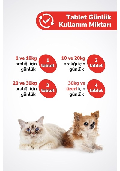 Kedi Ve Köpekler Için Güçlendirici Destekleyici Tablet 75 Tablet
