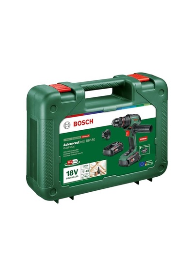 Advanceddrill 18v-80 Quicksnap Akülü Delme Vidalama Makinesi, 2x 2,5 Ah, Al18v-44