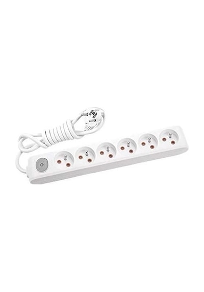 Mey İthalat Viko Multi-let Kablolu Grup Priz 6 Lü 2 Metre