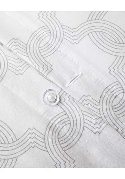 Aura Loop Kolay Ütülenir Çift Kişilik Çarşaflı Nevresim Takımı 200x220 Cm Gri