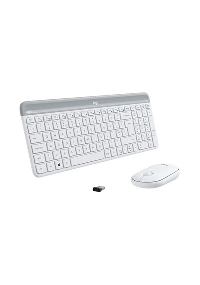 Mk470 Q Tr Ince Kablosuz Klavye Mouse Set Beyaz 920-009436