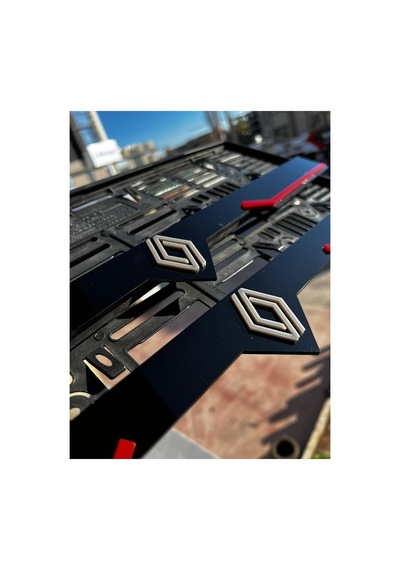 3d Araç Logolu Her Araca Uyumlu Pleksi Plakalık 2 Adet 1 Takım - 640781554