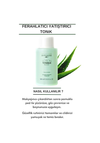 Byphasse Kuru ve Hassas Ciltler için Yatıştırıcı Tonik 500 ML