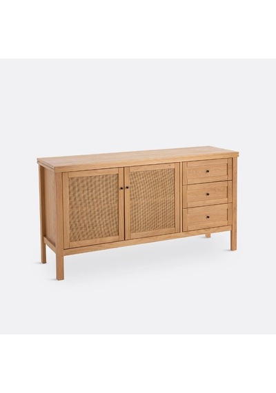Altea Rattan Detaylı Masif Konsol Ahşap