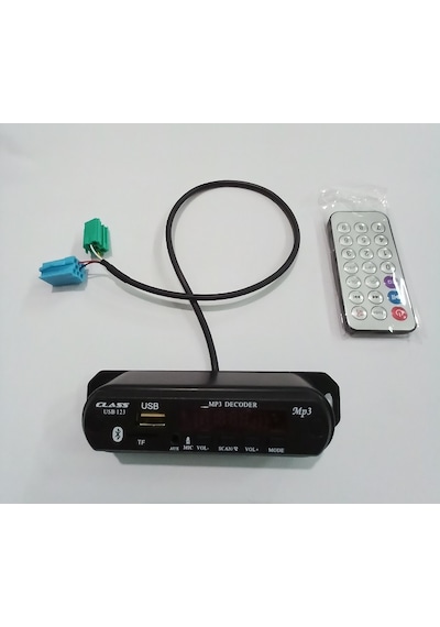 Megan Clio Kango 2 Cd Çalar Teyp için Aux Usb Bluetooth Mp3 Modül 50 Cm