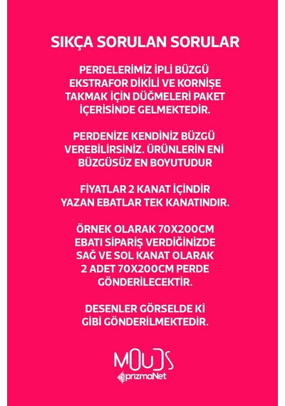 Wave Fuchsia Desenli Süet Oturma Odası Salon Fon Perde Ekstrafor Büzgü 2 Kanat Prd-1097 Çok Renkli