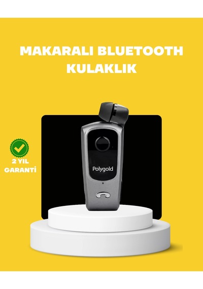 Bay Geri Çekilebilir Kablolu Bluetooth İş Kulaklığı Najmaddin