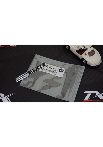 Bmw S Drive Krom Metal Bagaj Logo 3M 3D