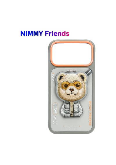 Apple Uyumlu iPhone 17 Magsafe Stand Özellikli 3d Gözlük Ve Fermuarlı Bear Nakışlı Cool Cute 2.0 Kılıf 11a Şeffaf Apple Uyumlu iPhone 17 Magsafe Stand Özellikli 3d Gözlük Ve Fermuarlı Bear Nakışlı Cool Cute 2.0 Kılıf 11a Şeffaf
