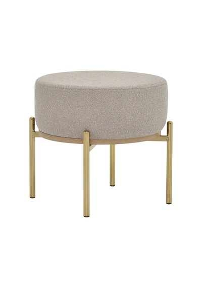 Vilinze Otto T1 21 Gold Ayak Teddy Fonksiyonel Sehpalı Puf Bej
