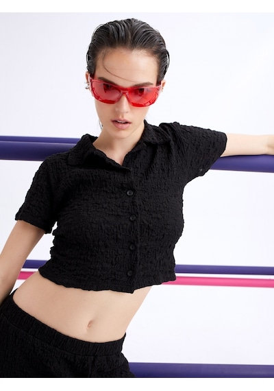 Colin's Colins Siyah Kadın Tshirt K.kol Cl1068050 Q1.v1 Blk Siyah