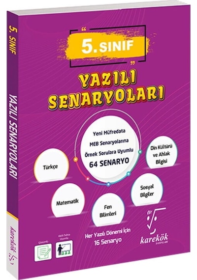 Karekök Yayınları 5. Sınıf Maarif Model Yazılı Senaryoları