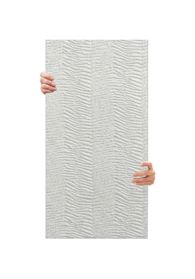 Tink 3d Kendinden Yapışkanlı Duvar Kağıdı Yeni Nesil Akustik Keçe Panel Desenli 52x98 Cm Beyaz, 2 Adet 1 M²