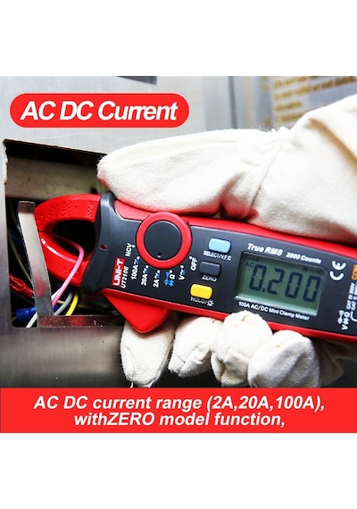 Ut210a-current Clamp Mini Multimetre Test Cihazı Uni T Ut210e Ut210d Amperometrik Ölçüm Pensesi Ampermetre Ac Dc Frekans Kanca Metre Pro