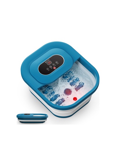 Comfıer Isılı Ayak Spa Masajı, Isıtmalı Ayak Banyosu, Kabarcıklar, Titreşim, Sıcaklık Kontrolü, Pedikür Ponza Taşı, Akıllı Zamanlayıcı, Mavi