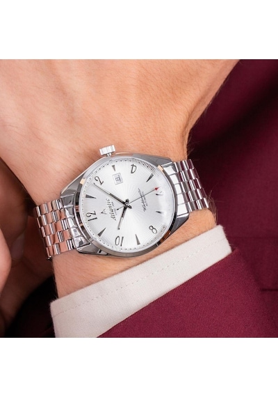 Atlantic 51752.41.25sm Erkek Kol Saati Gümüş