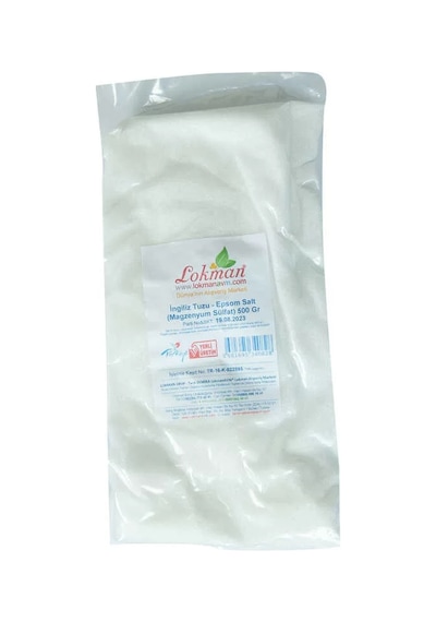 İngiliz Tuzu Yenilebilir Epsom Salt Magzenyum Sülfat 500 Gr