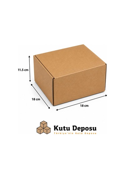 18x18x11,5 E-ticaret Ve Kargo Kutusu 50 Adet