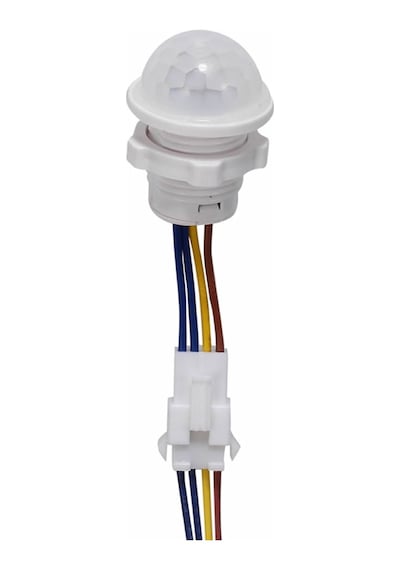 220V PIR Hareket Sensörü 25cm Kablolu Led Lamba Tavan Işık Merdiven Otomatik Armatür Projektör