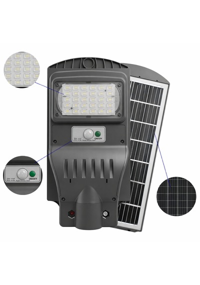 Forlife 100watt Güneş Enerjili Solar Premium Sokak Yol Ve Bahçe Aydınlatma Lambası 1 Adet