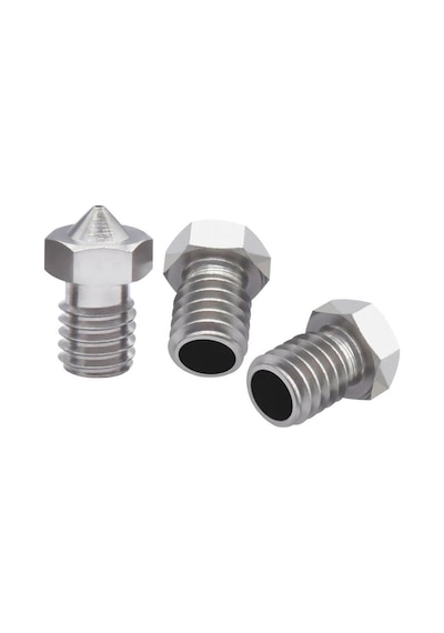 Koodmax 2 Adet 3d Yazıcı E3d V5-v6 Mk8 Extruder 0.4mm / 3mm Paslanmaz Çelik Nozzle M6