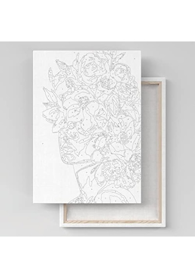 Sayılarla Boyama Tuval Seti Fırça Boya Dahil Çıtalı 40x50 Cm - Keman Genel