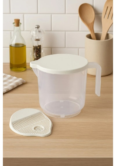 Pirinç Süzgeci 2 Litre Beyaz - Yıkama Ve Süzme Beyaz