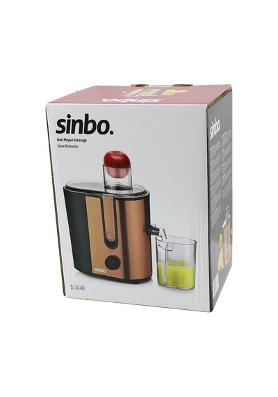 Buğz Sinbo Katı Meyve Sıkacağı - Elektrikli - Rose Gold - 450 Ml Meyve Suyu Haznesi