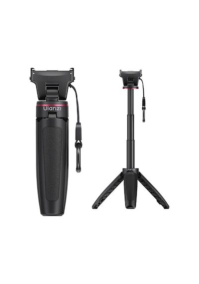 Ulanzi Mt99 Manyetik Mini Tripod Selfie Çubuğu Action 6 Ve Nano Uyumlu - S079 Siyah