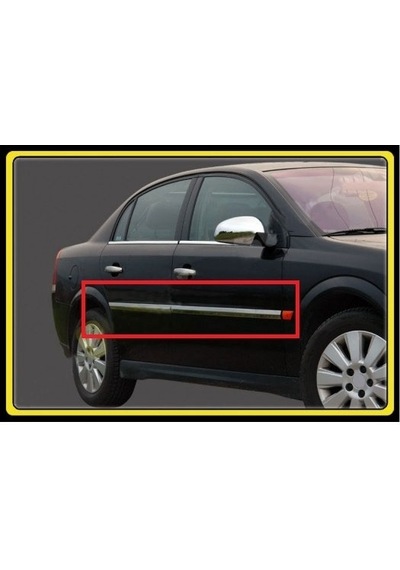 Opel vectra C Krom Cam Çıtası Seti 4 Parça 2002-2008 Paslanmaz