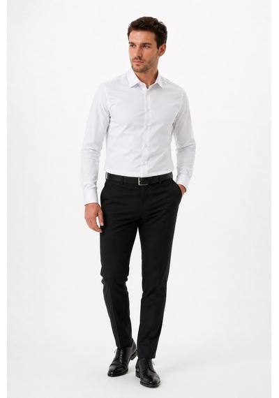 Elitpark Heritage Düz Renk Uzun Kollu Pamuklu Cepli Regular Fit Premium Saten Erkek Gömlek Beyaz Elitpark Heritage Düz Renk Uzun Kollu Pamuklu Cepli Regular Fit Premium Saten Erkek Gömlek Beyaz