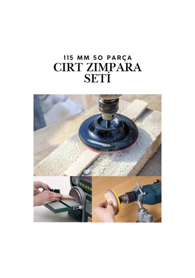 42 Adet Cırt Zımpara Kağıdı Seti 115 Mm - Karma Paket Avuç Taşlama Spiral Uyumlu - Hobici Zımpara Seti