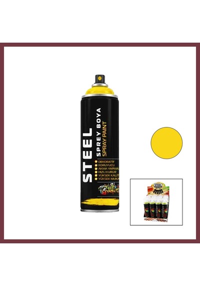 Storeşahin Sarı Metal Sprey Boya 200 Ml Shn0720