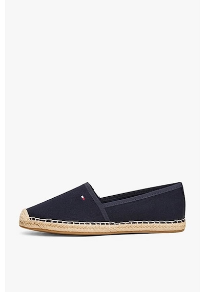 Tommy Hilfiger Kadın Th Bayrak Nakışlık Canvas Espadrille Loafer Ayakkabı - Lacivert Space Blue Tommy Hilfiger Kadın Th Bayrak Nakışlık Canvas Espadrille Loafer Ayakkabı - Lacivert Space Blue