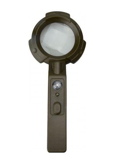7 Led Aydınlatma.Fener.Pusula.4X Büyütme Okuma Büyüteç Th-600557