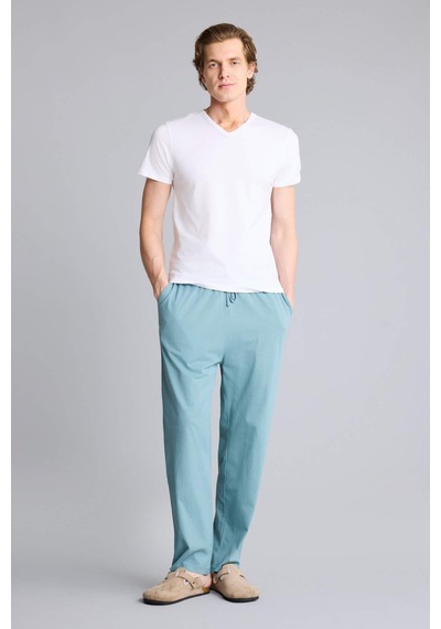 Defacto Slim Fit Dar Kesim V Yaka Üst L4884az25auwt34 Beyaz