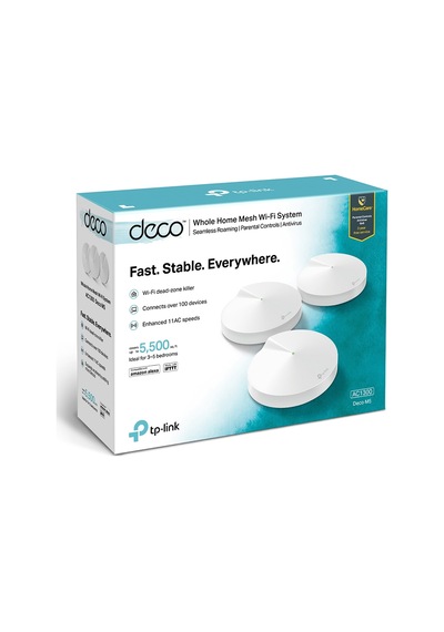 TP-Link Deco M5 1300 Mbps 5 Ghz Wi-Fi Mesh Sistemi 3'lü