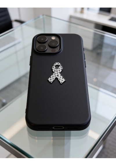Filistin Kefiye Modeli Telefon Sticker 3d Metal Tasarım, Arka Süs A300139