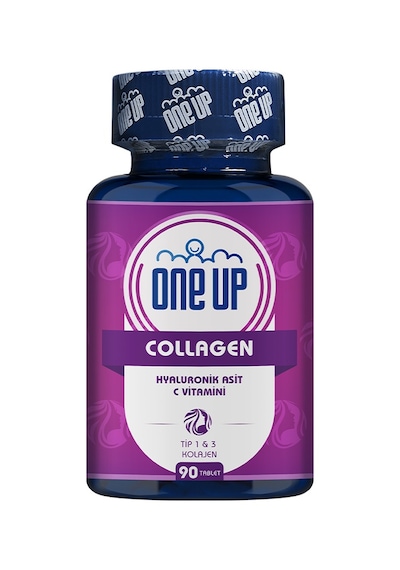 One Up Collagen Hyaluronic Acid 90 Tablet Aromasız