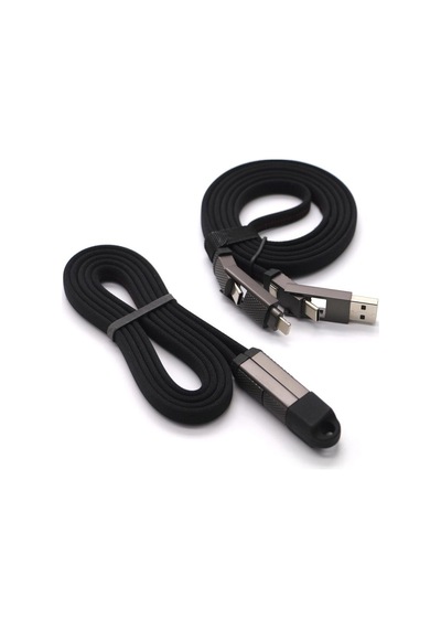 Cosmostech 4 in 1 Pd Apple iPhone Uyumlu USB Şarj Data Kablosu 100W 3A Hızlı Şarj, 480MB/S, Type C,Xiaomi, Huawei