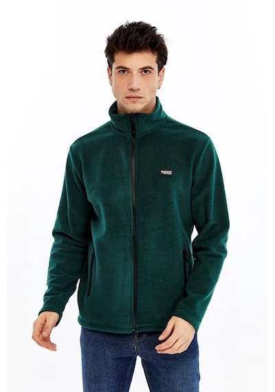 Champp Tam Fermuarlı Unisex Polar Yeşil