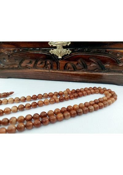 99 Luk Kuka Namaz Tesbih... Ölçü: 6x6 Kahverengi
