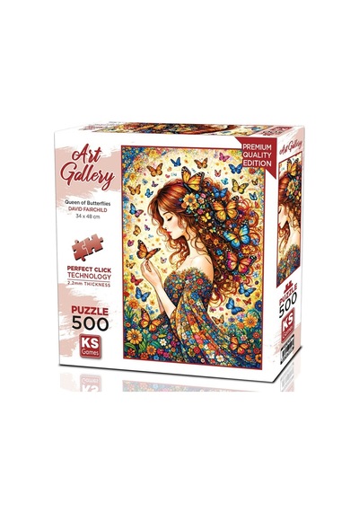Ks Games 500 Parça Kelebekler Kraliçesi Queen Of Butterflies Puzzle - 20106