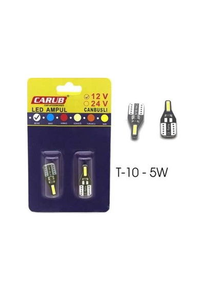 Park Ledi T10 12v Canbus Ledlı Beyaz Takım