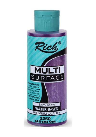 Rich Akrilik Boya Multi Surface 120 Cc Mürdüm 2250