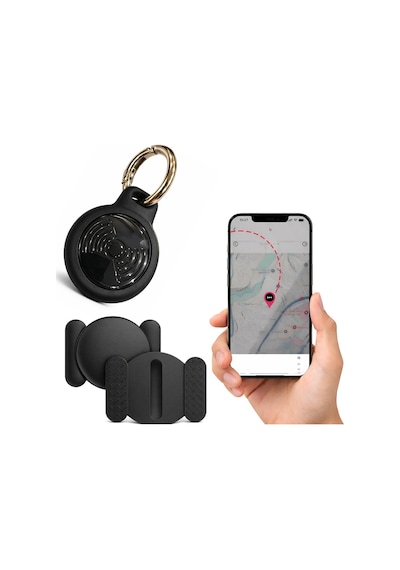 Ph331 Tagpro İos Ve Android Uyumlu Profesyonel Mıknatıslı Akıllı Gps Takip Cihazı Konum Araba, Motor, Valiz, Evcil Hayvan Takip Cihazı Siyah