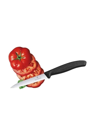 Victorinox Büyük Tırtıklı Siyah Bıçak Seti Özel 3'lü Çok Renkli