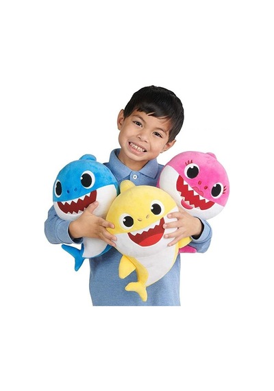Baby Shark Daddy Shark İthal Müzikli Oyuncak Peluş 30 CM